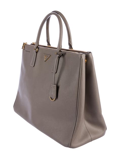 prada large saffiano double zip galleria tote|prada double saffiano leather bag.